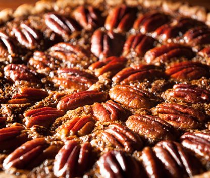 It’s impossible to go wrong with pecan pie.